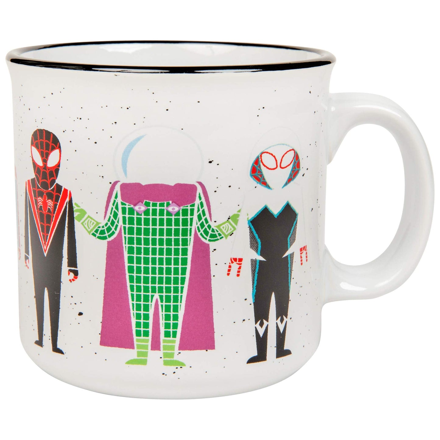Silver Buffalo Marvel Spider-Man and Villains Ceramic Camper Mug, 20 Ounces