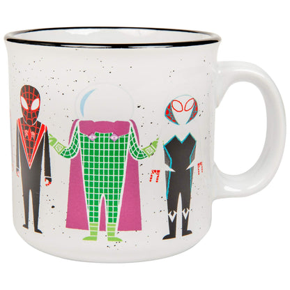 Silver Buffalo Marvel Spider-Man and Villains Ceramic Camper Mug, 20 Ounces
