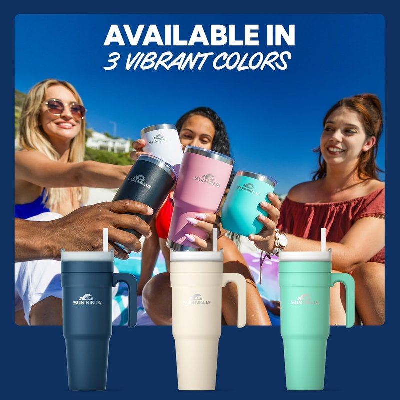 40oz Navy Blue Tumbler | Insulated Drinkware for Hot & Cold Beverages