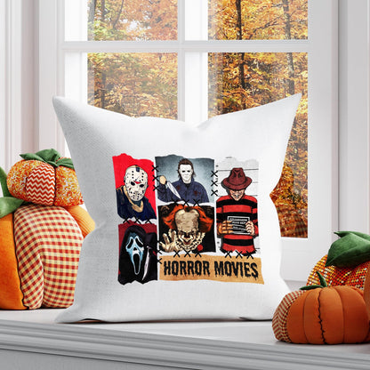 10 Sheets Halloween Iron on Patches Stickers, Halloween Iron on Transfers for T-Shirts, Horror Movie Characters,Halloween Heat Transfer Vinyl Iron on Decals for Bags Clothes