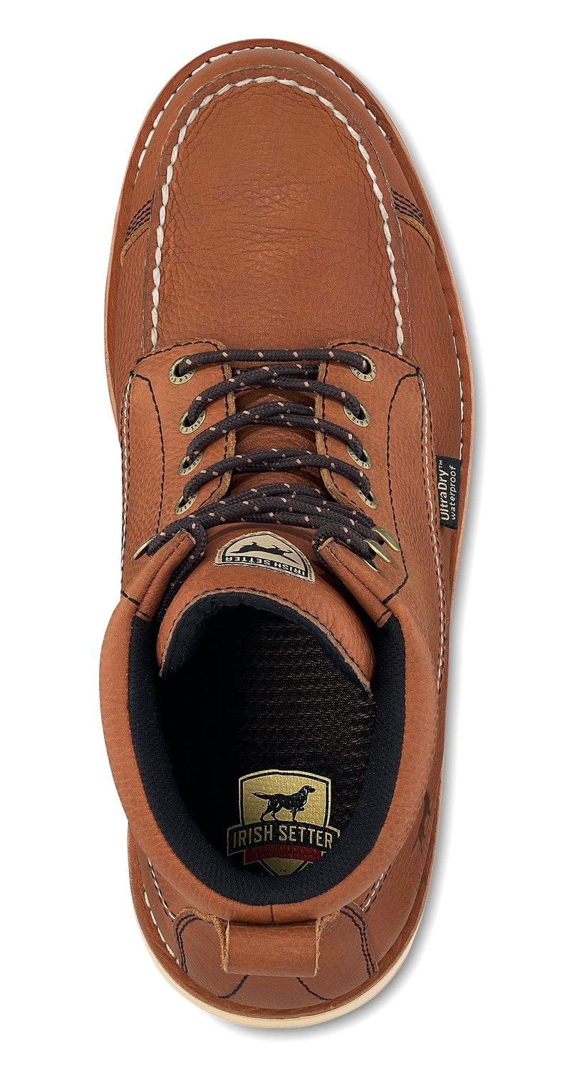 Irish Setter, Wingshooter, Men’s, 7", Waterproof, Hunting Boot, Amber/White, 8 B (Narrow)