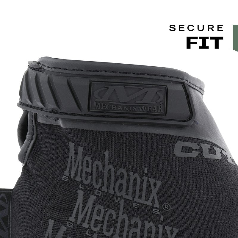Mechanix Wear: Tactical Specialty Pursuit D5 Cut Resistant Covert Work Gloves (Small, All Black)