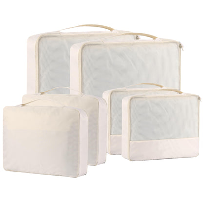 DoubleTrip Packing Cubes for Suitcases Carry on Luggage Organizer 6 Set Travel Accessories Lightweight Storage Bag Space Saver Clothes Pouch Large