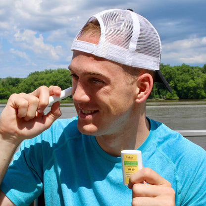 Babo Botanicals Super Shield SPF 50 Stick Sunscreen - 70% Organic Ingredients - Natural Zinc Oxide - For all ages - NSF & MADE SAFE Certified - EWG Verified - Water Resistant - Fragrance-Free