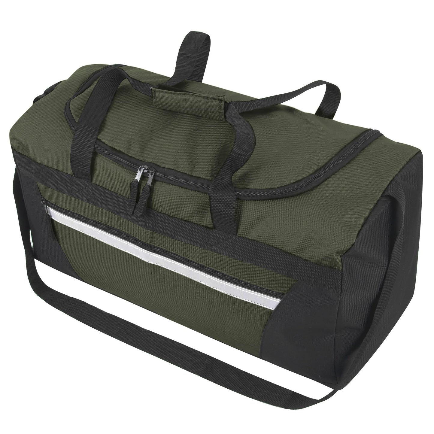 40 Litre, 22 Inch Duffle Bag for Women Men Travel; Large Duffel Bag with Shoulder Strap, Sections (Hunter Green)