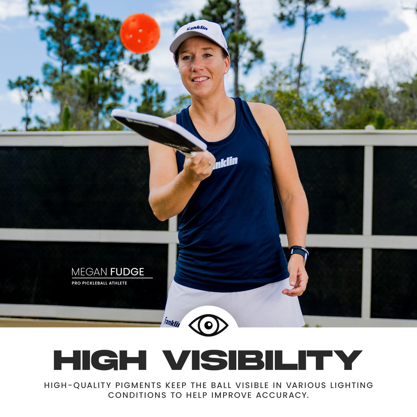 Franklin Sports X-40 Pickleballs - Outdoor Pickleballs - 100 Pack Bulk - USA Pickleball Approved - Ember - Official Ball of US Open Pickleball Championships