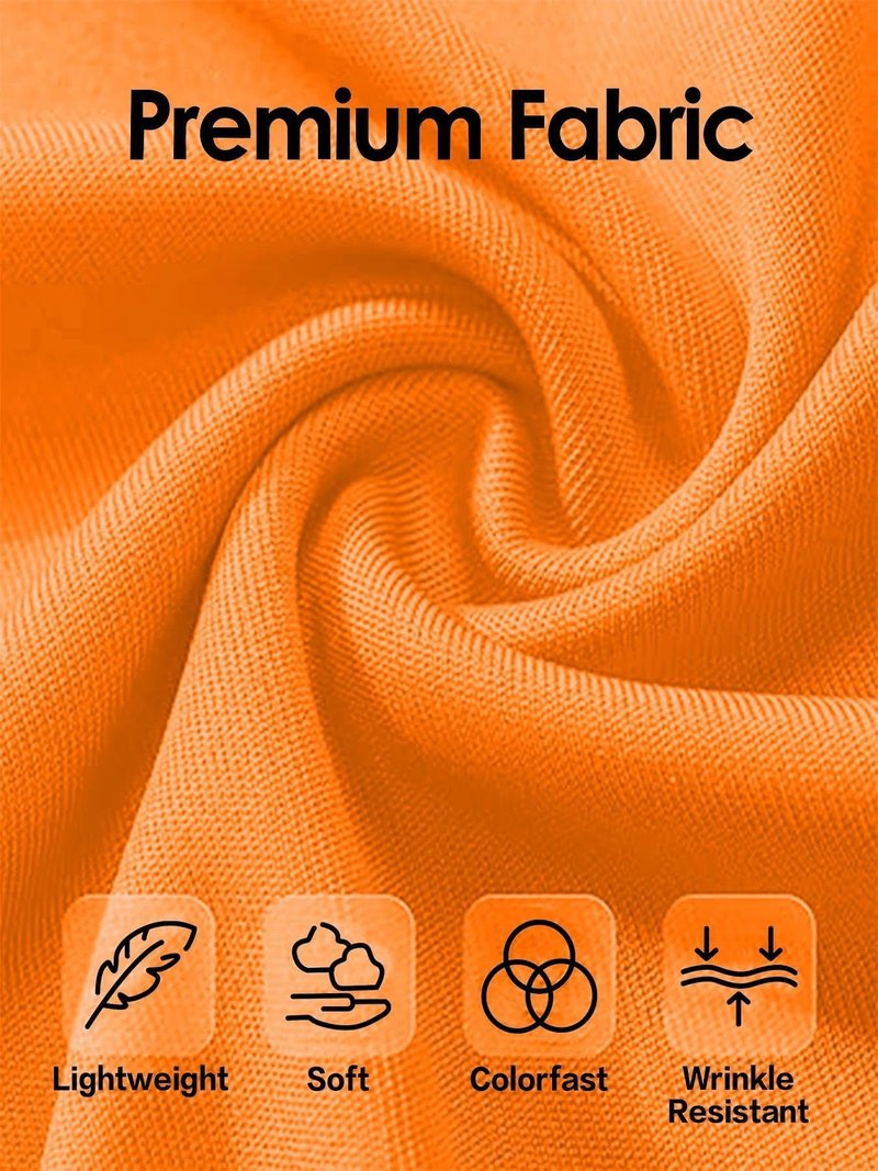KINGFEN Rash Guard for Men Long Sleeve Swimming Shirts Quick Dry UV Fishing Shirts Lightweight Sun Protection Hiking Tee Mens Orange