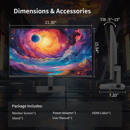 KTC MegPad 32" Smart Portable TV, 4K Touch Screen Portable TV Monitor, Android 13 Google EDLA Certified 8G RAM+128G Storage, Octa-core CPU 9500mAh Battery, Dual 6W Speakers WiFi 6