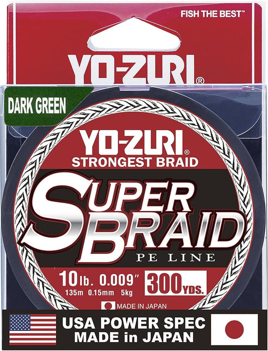 SuperBraid Fishing Line - High Strength Braided Line for Ultimate Performance | 300 Yards