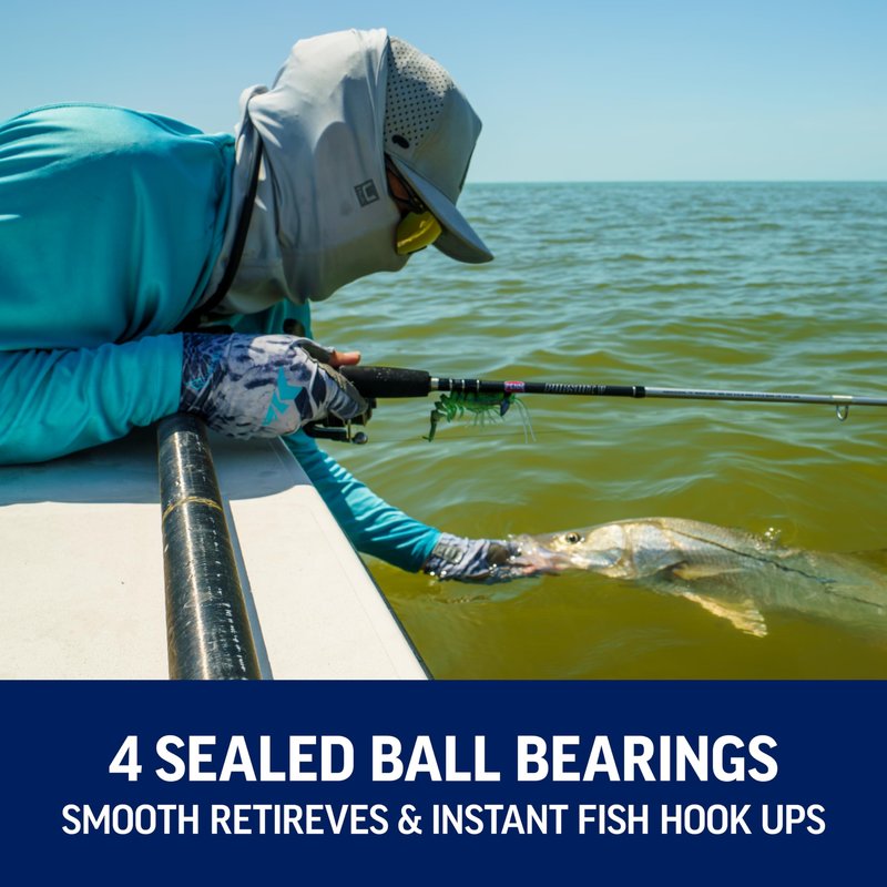 Penn Pursuit V Spinning Reel and 7' 1-Piece Fishing RodCombo, Graphite Composite Rod Blank Construction, EVA Handles