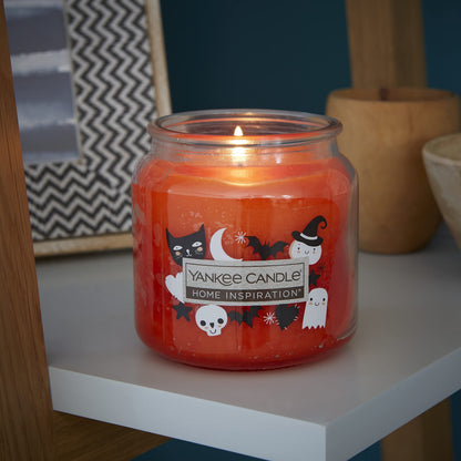 Yankee Candle Scented Candle | Home Inspiration | Seasonal Perfect Pumpkin | Medium Jar Candle | Up to 75 Hours Burn Time