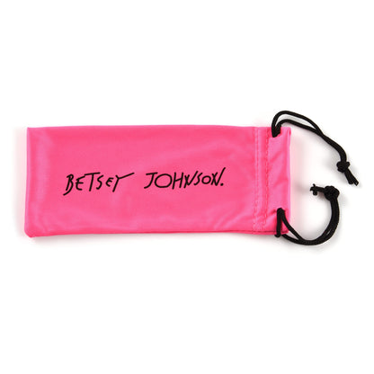 Betsey Johnson womens Yara Blue Light Glasses Reading Glasses, Crystal Pink, 40mm US