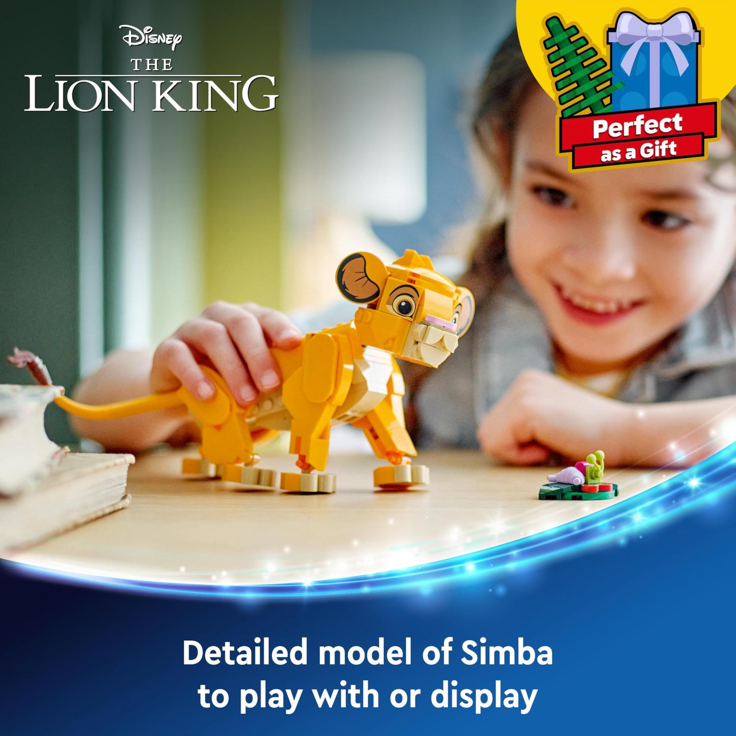 LEGO ǀ Disney Simba the Lion King Cub Building Toy for 6 Plus Year Old Girls & Boys, Construction Figure Playset, 1994 Movie Memorabilia Set, 30th Idea for Kids 43243