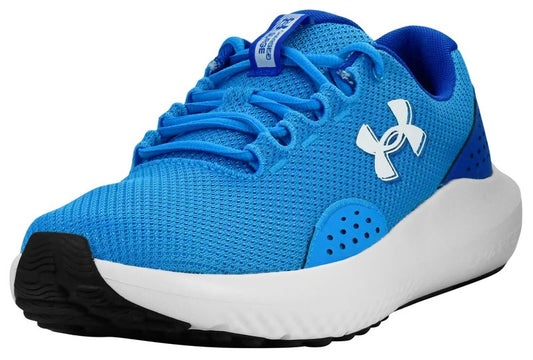 Under Armour Men's Charged Surge 4, (428) Electric Blue/Royal/White, 14, US