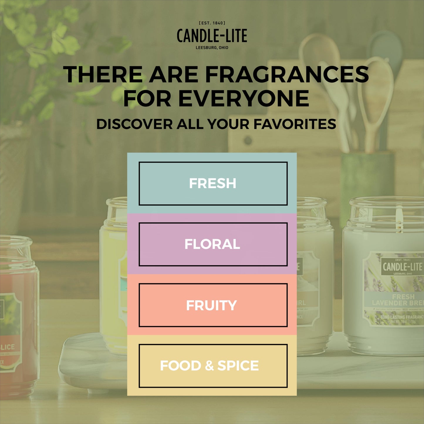 Candle-lite Halloween Scented Candles, Pumpkin Nutmeg Pie, 18 oz Jar, Proudly Poured in The USA, Aromatherapy Candle, Single-Wick with 110 Hours of Burn Time, Perfect for Creating an Inviting Ambiance