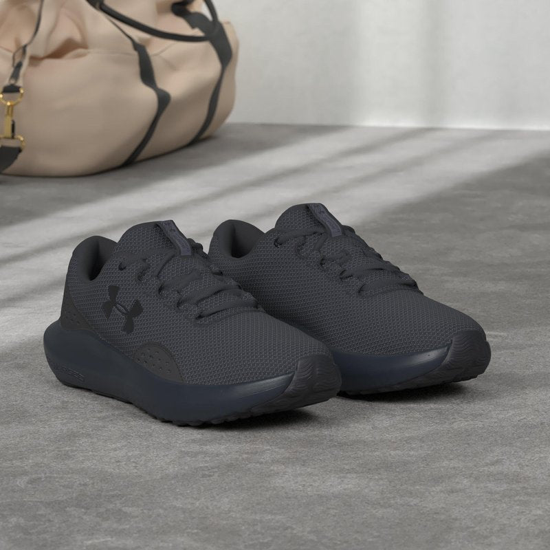 Under Armour Men's Surge 4, (001) Black/Black/Black, 8, US