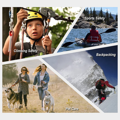 FresKaro Climbing Carabiner Clips Heavy Duty, UIAA Certified 25kN Auto Locking Carabiners, Twist Lock, 7075 Aluminium, Lightweight, Rust Free, for Rappelling, Hiking etc, 4Inch, Red, 2 Pack