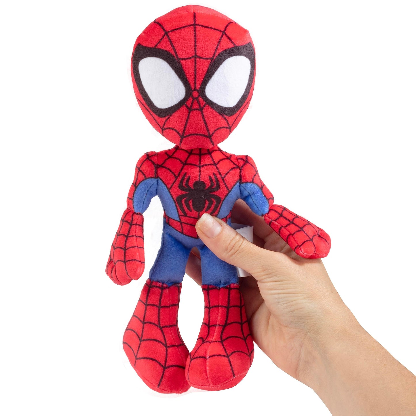 Marvel Spidey & His Amazing Friends 8" Plush 3-Pack Set - Spider-Man, Miles Morales, Gwen Stacy Ghost - Officially Licensed Stuffed Animal Toy Figures - Spider-Verse Gift for Kids, Boys, Girls