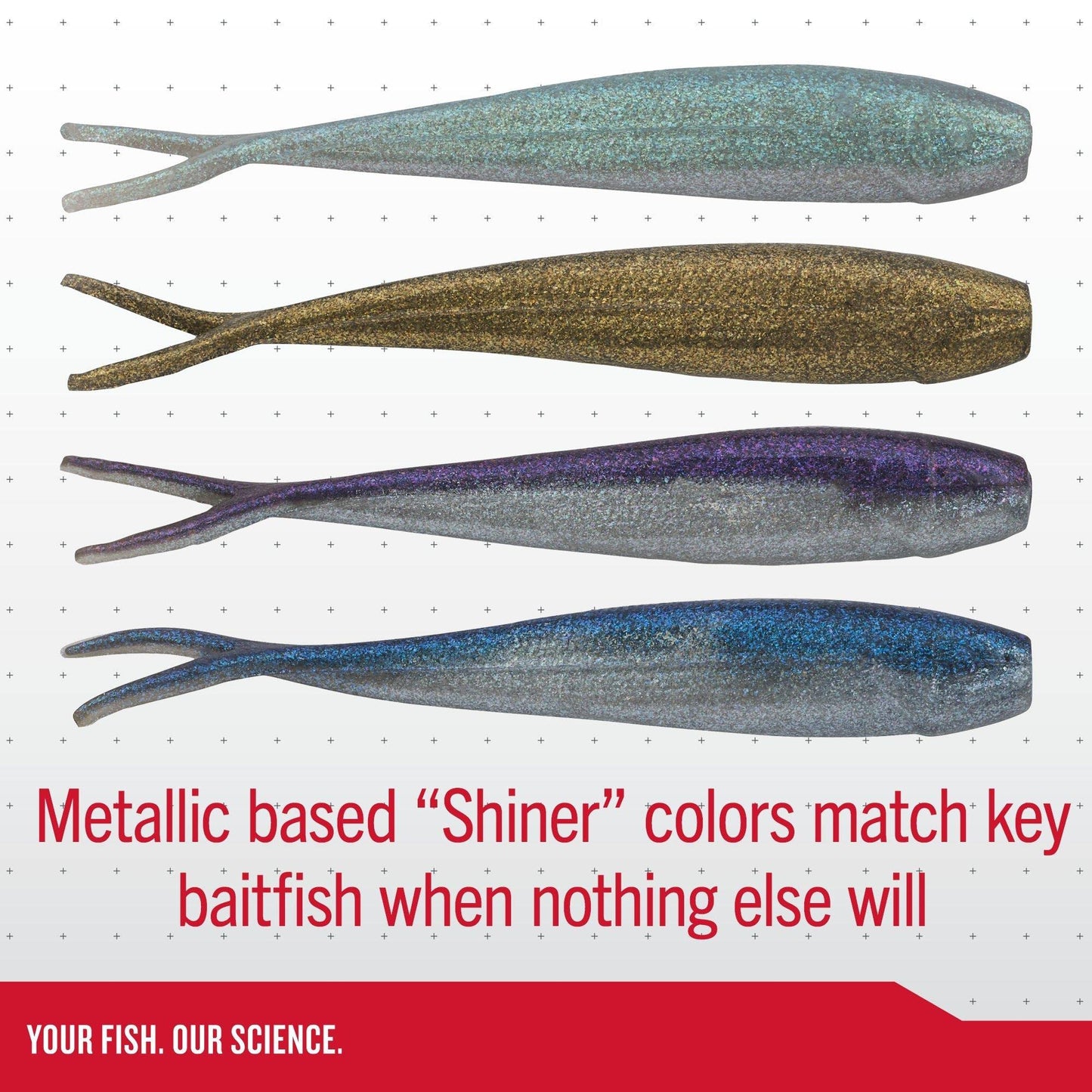 Berkley Gulp! Minnow Fishing Soft Bait, Green Shiner, 2 1/2"