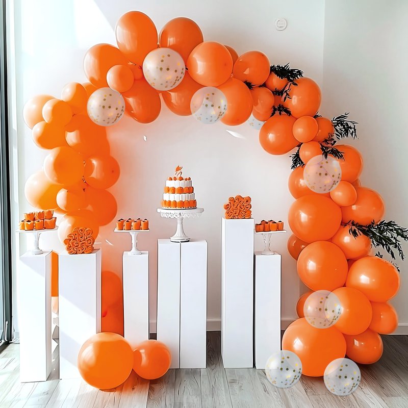JOYIN 150 Pcs White Balloons, Different Sizes 18 12 10 5 Inch White Latex Balloon Arch Kit with Instruction for Birthday Decoration Party Graduation Wedding Holiday