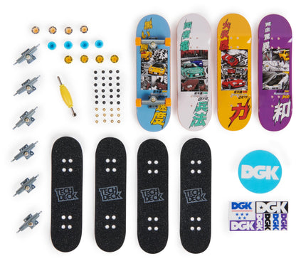 Tech Deck 96mm Fingerboards 4-Pack (Styles Vary)