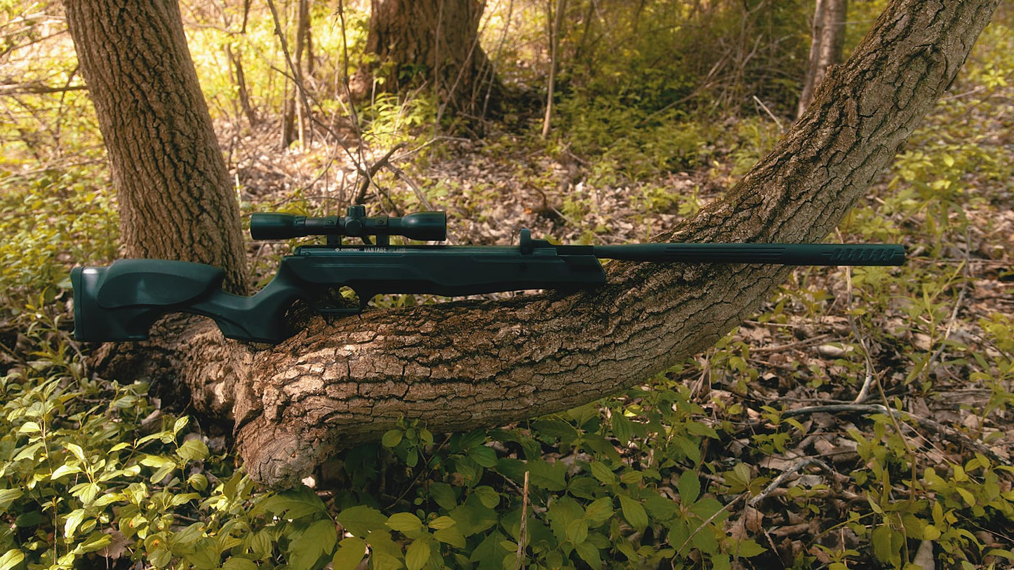 Crosman CVANP2X Vantage Plus .22-Caliber Break Barrel Air Rifle with 4x32 Scope, Black