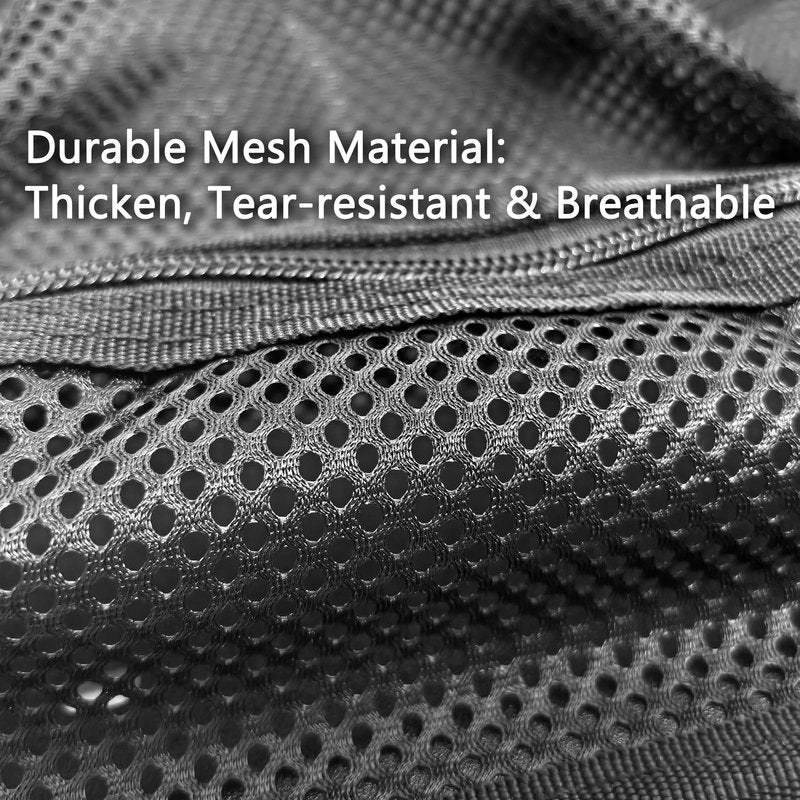 LAFENLIN UPGRADED Lid Organizer for Pelican 1510 Case, 5 Thick Mesh Pockets Storage Organizer, Fits Camera Cases, Diving Dry Boxes, Hard Cases & Toolboxes, Includes Screws & Hook and Loop, Durable