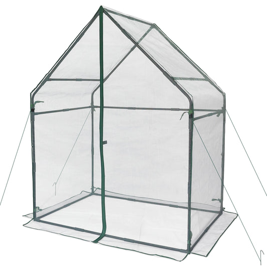 Gardzen Mini Greenhouse with Mesh Cover, Portable Outdoor Greenhouse, Enhanced Ventilation, Ideal for Spring, Summer & Fall 36.2"(L) x53.3(W) x66.1(H)