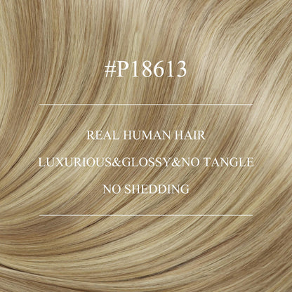 YoungSee Nano Beads Hair Extensions Blonde 14inch Nano Hair Extensions Warm Ash Blonde Highlights Bleach Blonde Nano Ring Hair Extension Highlight for Women Cold Fusion Short Straight 50s 50g
