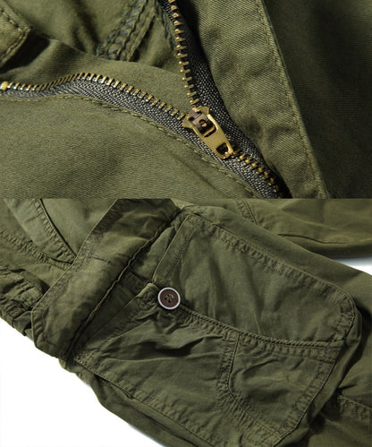 FOURSTEEDS Women's Mid Rise Distressed Twill Cotton Multi-Pocket Outdoor Sport Working Hiking Camping Hunting Bermuda Shorts Army Green US 10