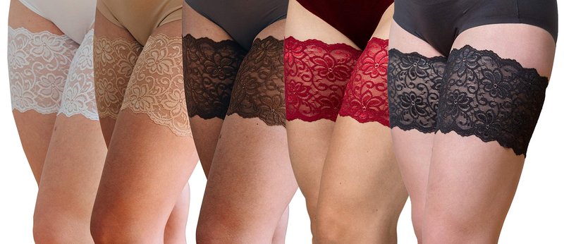Bandelettes Original Patented Elastic Anti-Chafing Thigh Bands *Prevent Thigh Chafing*