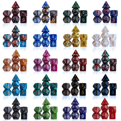 CiaraQ DND Dice Sets - 26 X 7 Polyhedral Dice (182pcs) with a Large Drawstring Bag Great for Dungeons and Dragons, Role Playing Table Game.
