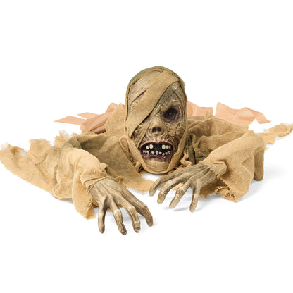 JOYIN Halloween Zombie Groundbreaker Outdoor Decoration, Zombie Groundbreaker with Light-up Eyes and Creepy Sound (Sound Activation) for Halloween Outside, Lawn, Graveyard Decor, Haunted House Props