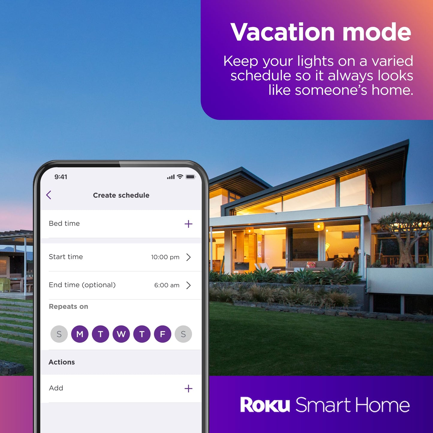 Roku Smart Light Bulbs (White, 4-Pack) - Dimmable A19 Lightbulbs with Adjustable Brightness & Temperature - WiFi Smart Bulbs Works Voice, Alexa & Google Assistant, No Hub Required