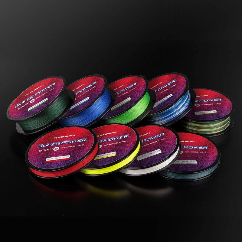 KastKing SuperPower Braided Fishing Line - Abrasion Resistant, Zero Stretch | Smaller Diameter for Enhanced Performance