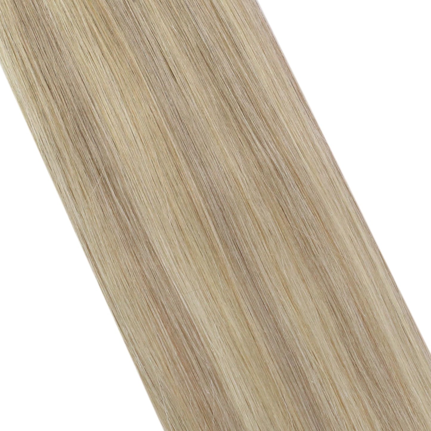 Moresoo Tape in Hair Extensions Human Hair 18 Inch Hair Extensions Tape Real Hair Ash Blonde with Platinum Blonde Tape in Extensions Remy Human Hair #P18/613 20 Pieces/50g