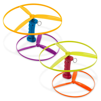 Battat – Flying Disc Toy – 2 Launchers & 4 Discs – Helicopter Playset – Outdoor Toys For Summer – 3+ Years– Skyrocopter
