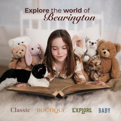 Bearington Spirit Halloween Plushies, 7 Inch Ghost Stuffed Animal Boo Plush