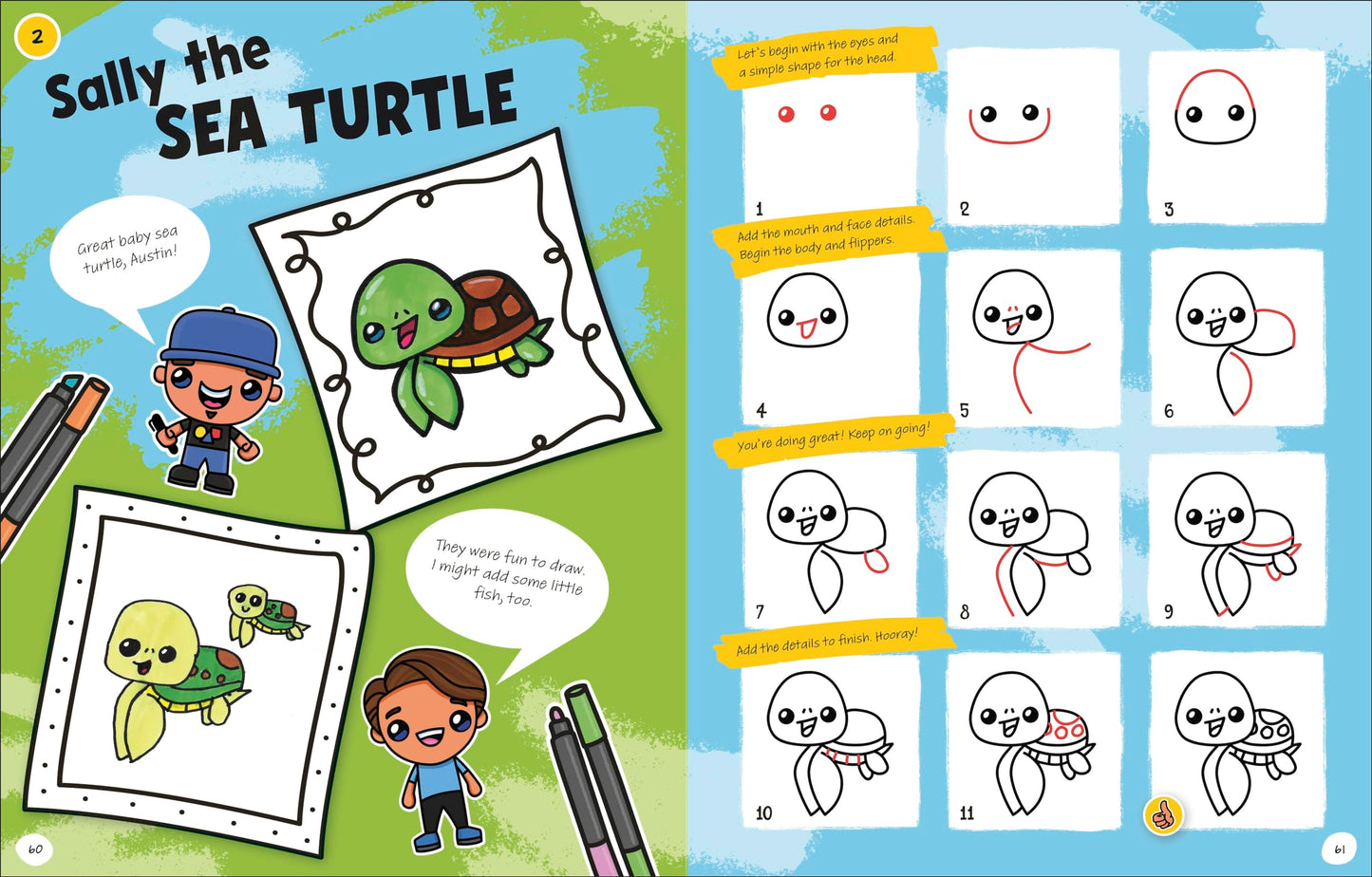 Draw with Art for Kids Hub Animals Paperback Jensen, Rob Art for Kids Hub