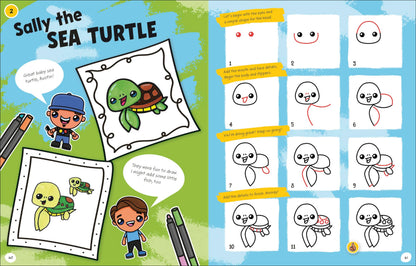 Draw with Art for Kids Hub Animals Paperback Jensen, Rob Art for Kids Hub