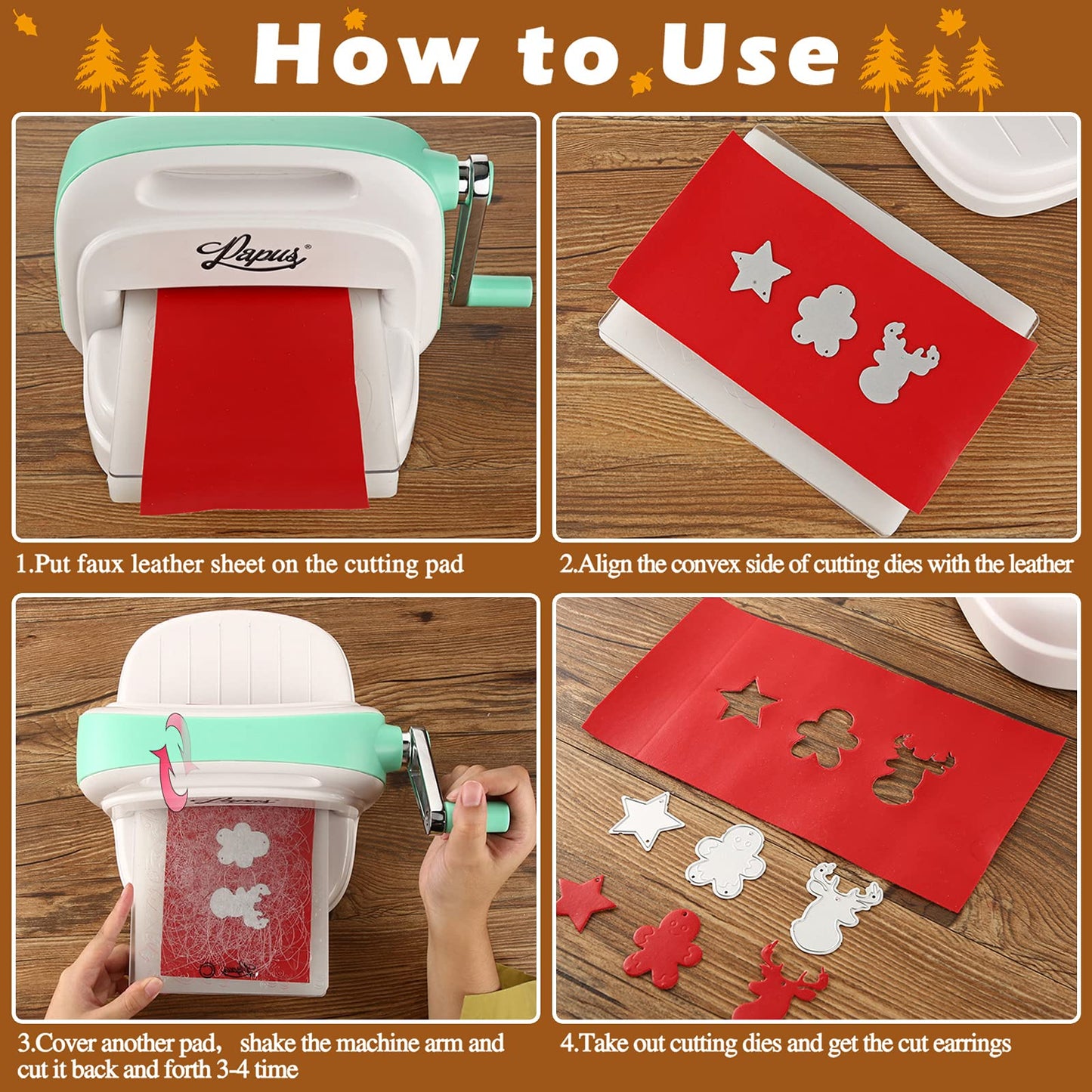 12 Pieces Thanksgiving Metal Cutting Dies Maple Leaf Metal Die Cuts Fall Leaves Thanksgiving Word Cuts Stencils for Fall DIY Scrapbooking Card Making Craft Decorations