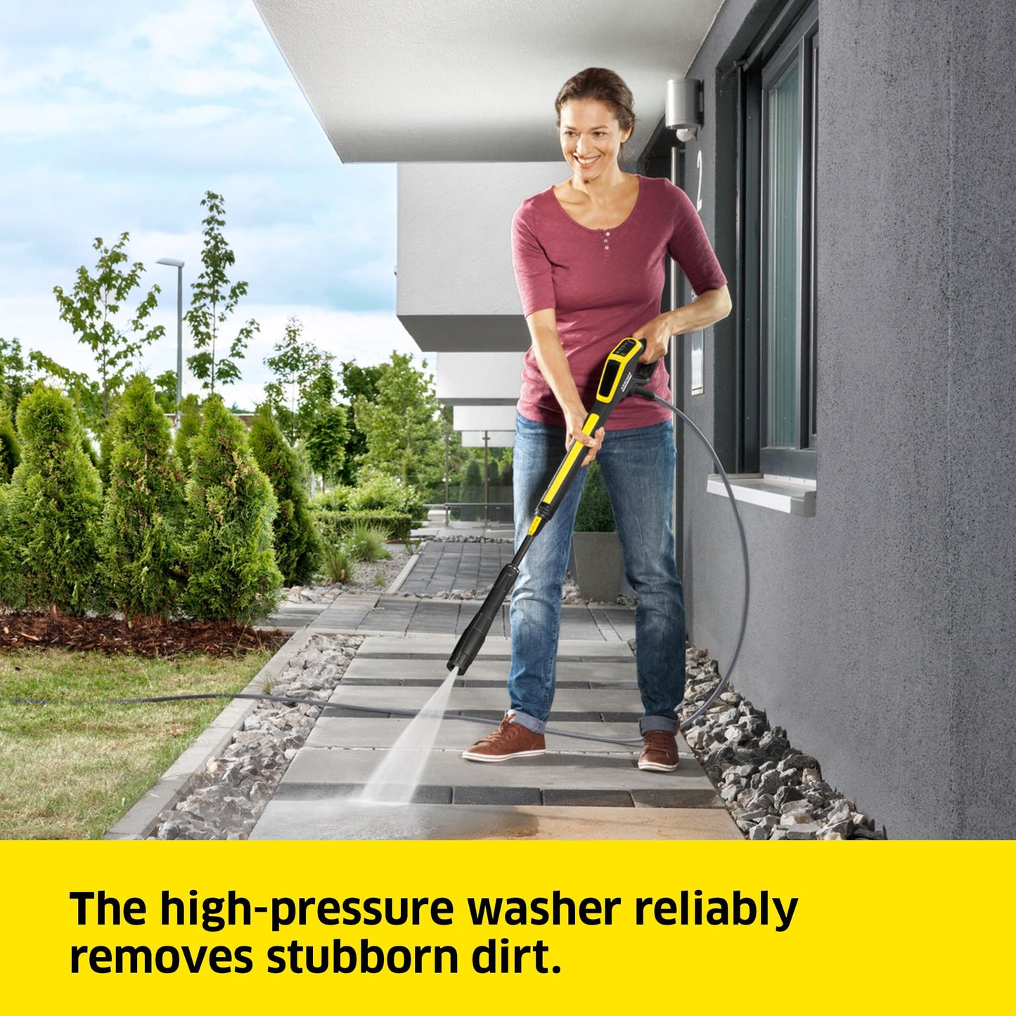 Kärcher K 5 Power Control Flex Car & Home Pressure Washer, pressure: max. 145 bar, flow rate: 500 l/h, area: 40 m²/h, water filter, 13 kg, high-pressure gun, dirt blaster, spray lance, Home Kit