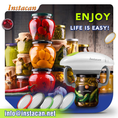 INSTACAN Higher Torque and One Touch Electric Jar Opener Easy Remove Almost Size Lid with Auto-Off, Powerful Bottle Opener for Arthritic Hands, Automatic Jar Opener for Weak Hands and Seniors (White)