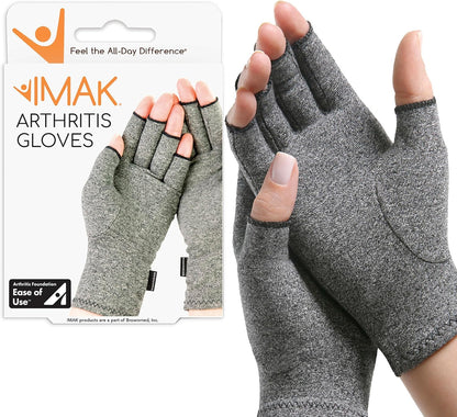 IMAK Compression Arthritis Gloves (Grey, S)