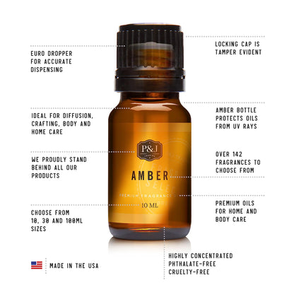 P&J Trading Fragrance Oil Winter Set | Candle Scents for Candle Making, Freshie Scents, Soap Making Supplies, Diffuser Oil Scents