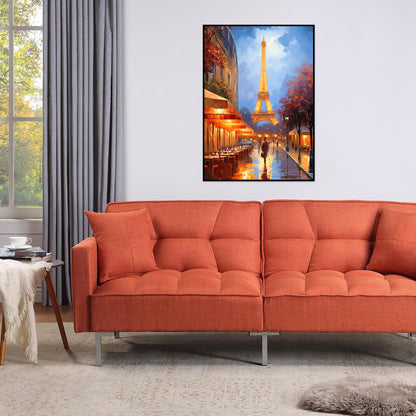 1000 Piece Puzzle for Adults Paris Tower Jigsaw Puzzles 1000 Pieces Eiffel Tower Puzzle for Adults Paris Night View Oil Painting 1000 Piece Jigsaw Puzzles Challenging Gift for Teens Seniors