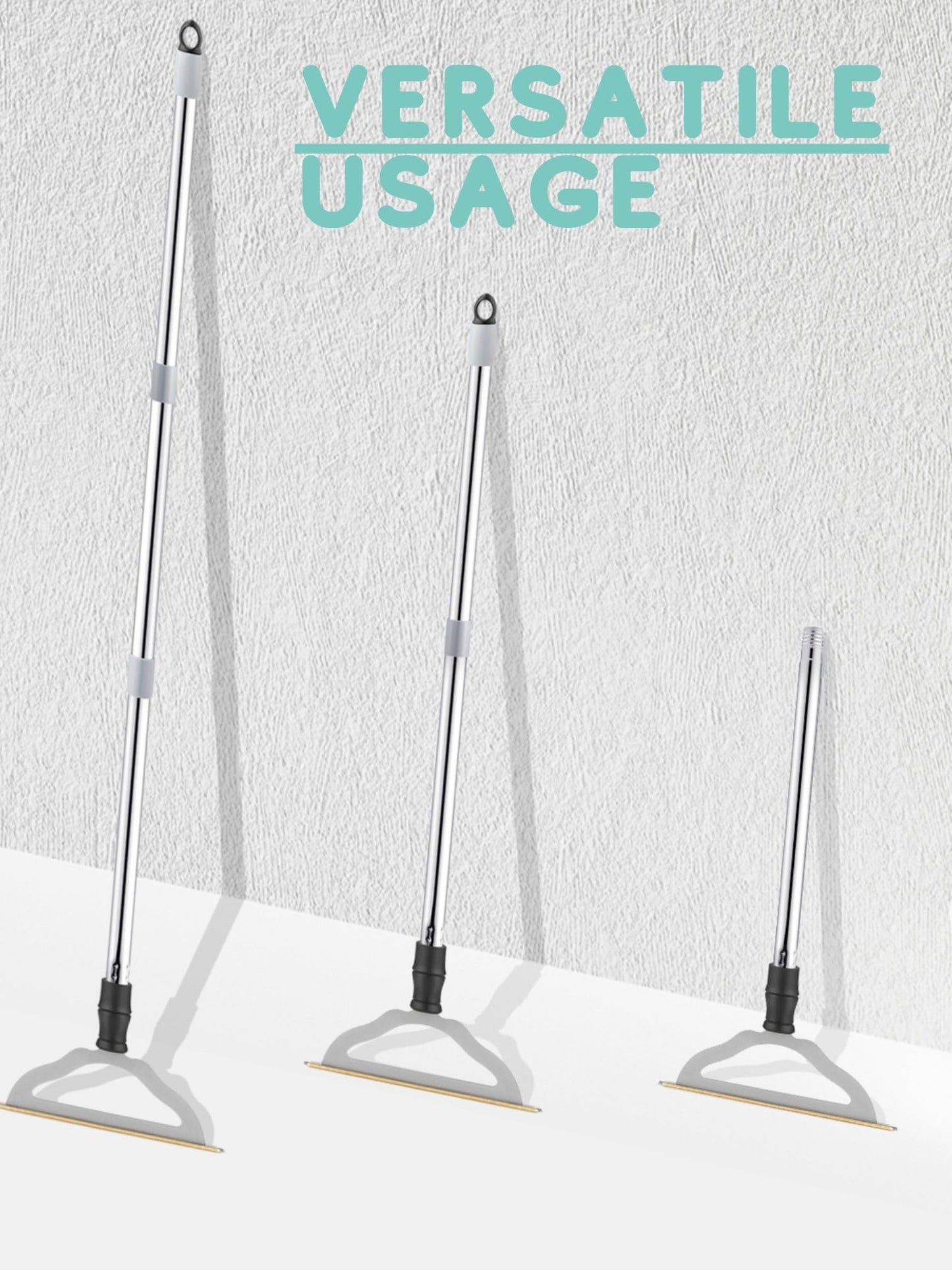 HIMODA Pet Hair Remover for Carpets, Adjustable Long Handle Carpet Rake for Dog Cat Hair Removal, Powerful Carpet Hair Removal Broom, Reusable Large Fur Scraper Tool