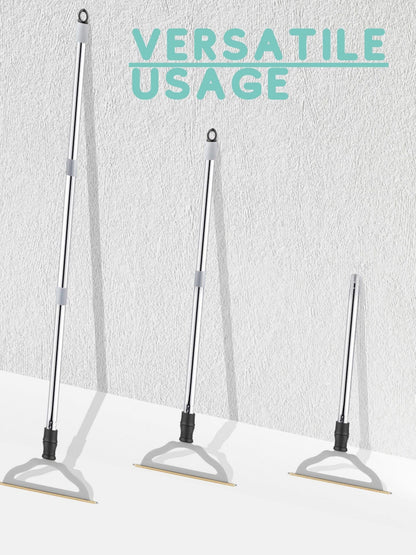 HIMODA Pet Hair Remover for Carpets, Adjustable Long Handle Carpet Rake for Dog Cat Hair Removal, Powerful Carpet Hair Removal Broom, Reusable Large Fur Scraper Tool