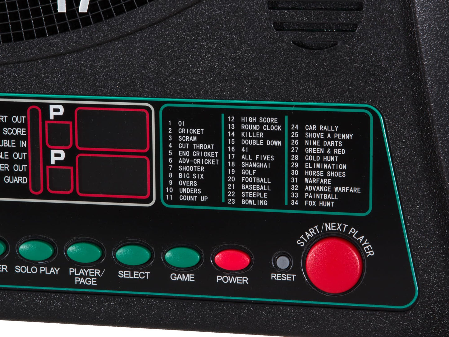 Arachnid Cricket Maxx 1.0 Electronic Dartboard Cabinet Set - Walnut Finish Doors - 34 Game Types with 183 Variations - Up to 8 Players - Includes Six Soft Tip Darts