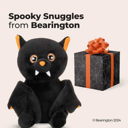 Bearington Collection Echo The Bat Halloween Plush, 7.5 Inch Bat Stuffed Animal, for Ages 3-14